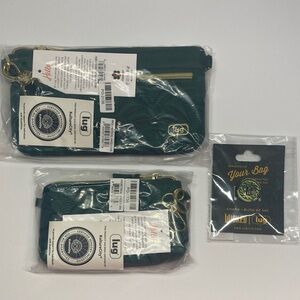 NWT Lug Wicked Super Metro/Metro XL and Charm Bundle